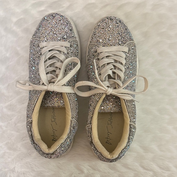 Betsey Johnson Shoes - Betsey Johnson Fabulous Sparkle Sneakers